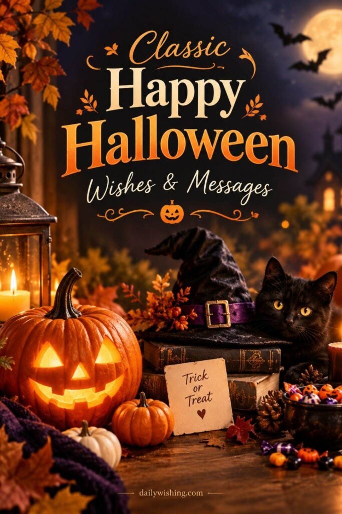 100+ Best Happy Halloween Wishes, Greetings & Quotes for 2026