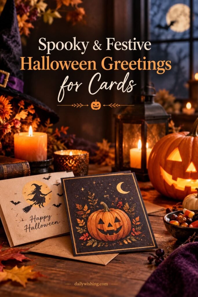 Spooky & Festive Halloween Greetings for Cards