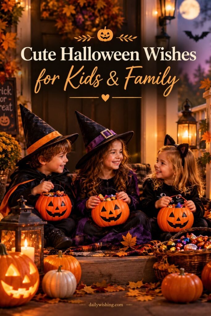 Cute Halloween Wishes for Kids & Family