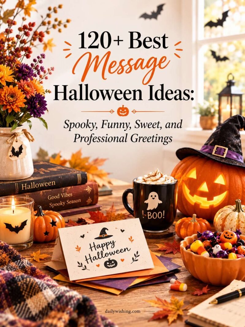 120+ Best Message Halloween Ideas: Spooky, Funny, Sweet, and Professional Greetings