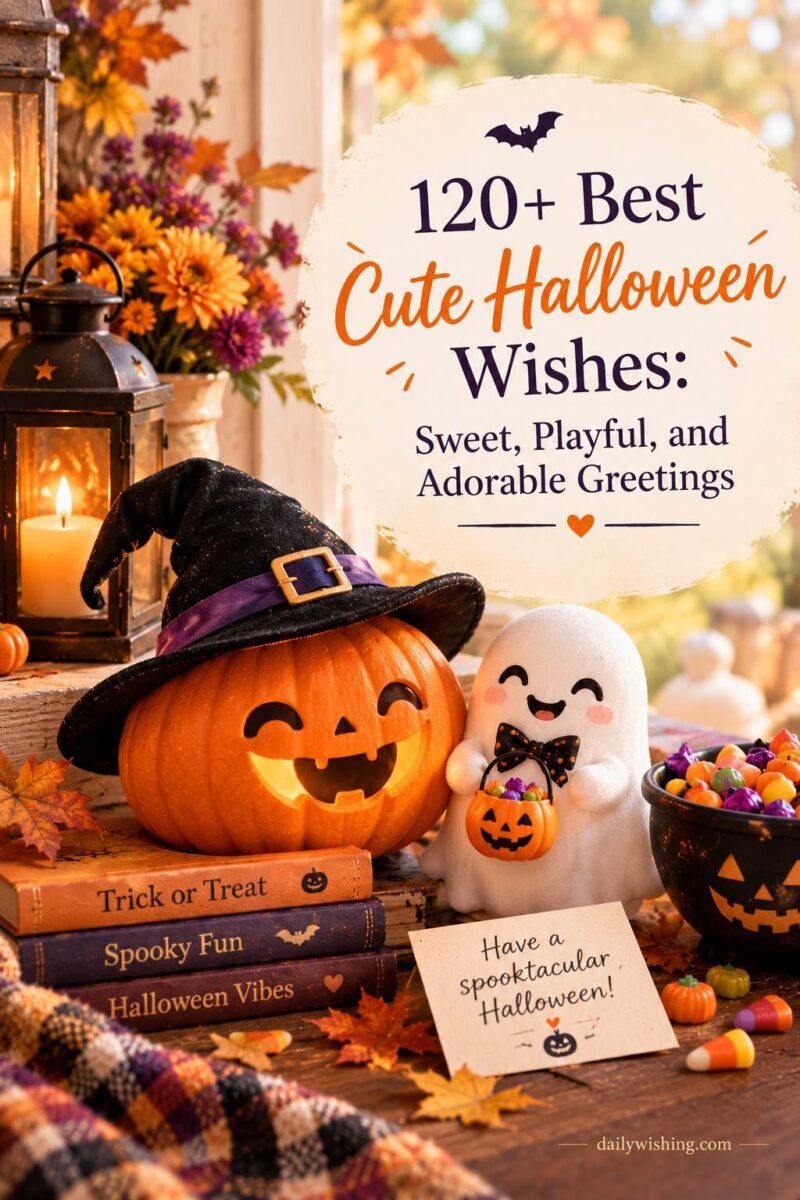 120+ Best Cute Halloween Wishes: Sweet, Playful, and Adorable Greetings