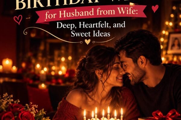 Soulmate Romantic Birthday Wishes for Husband from Wife